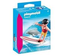 PLAYMOBIL 70423 SURFERA con Tabla DE Surf Y Delfin