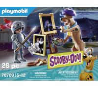 PLAYMOBIL Scooby DOO 70709 Aventura con Black Knight, A Partir de 5 años