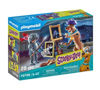 PLAYMOBIL Scooby DOO 70709 Aventura con Black Knight, A Partir de 5 años