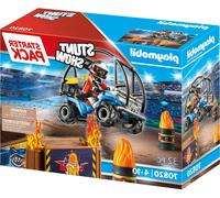Playmobil 70820 Base Pack Stuntshow Quad Con Feuerrampe Juguete Playset