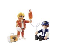 Playmobil 70823 Emergency Doctor/Policeman, Multicoloured, One (Importación USA)