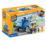 PLAYMOBIL 70915 Duck on Call Vehículo de Emergencia de la Policía, con luz y Sonido, Juguetes para niños a Partir de 3 años, Multicolor