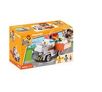 PLAYMOBIL 70916 Duck on Call Vehículo de Emergencia Ambulancia, con luz y Sonido, Juguetes para niños a Partir de 3 años, Multicolor