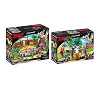 PLAYMOBIL 70931 Astérix: El Banquete del Pueblo - Astérix & La Aventura de Gaulois - Panorámix con el Caldero de la Poción Mágica, Juguetes para Niños a Partir de 5 Años