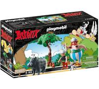 PLAYMOBIL 71160 Astérix La Caza del Jabalí, con Árbol Giratorio, Juguete para Niños a Partir de 5 Años, Multicolor