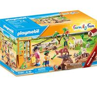PLAYMOBIL 71191 Family Fun Zoo de Mascotas con Animales de Juguete, Juguetes para niños a Partir de 4 años, Multicolor