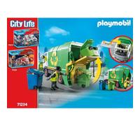 Playmobil 71234 City Action Camión De Reciclaje Vehículo De Basura Juguete
