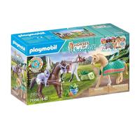 PLAYMOBIL (71356) Tres caballos con sillas, Morgan, Quarter Horse y Shagya Arabian, HORSES OF WATERFALL