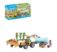 PLAYMOBIL 71442 País Tractor Con Remolque Y Agua Tank Parque Infantil Para Años