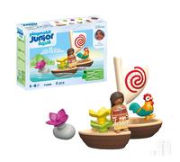 PLAYMOBIL 71459 Moana's Vela Barco Agua Parque Infantil Junior Aqua & Disney