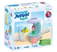 PLAYMOBIL Junior & Disney 71460 Lluvia de Conchas de Ariel, diversión en el baño con Ariel, Juguete sostenible Hecho de plásticos a Base de Plantas, Juguetes para niños y niñas a Partir de 1 año