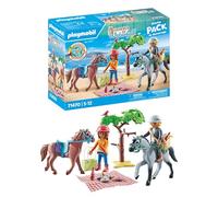 PLAYMOBIL 71470 Amélia et Ben Avec Chevaux