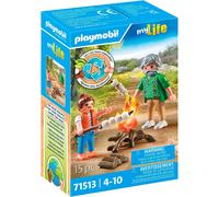PLAYMOBIL 71513 My Life Hoguera con malvaviscos, a Partir de 4 años