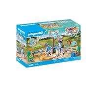 PLAYMOBIL Horses of Waterfall 71637 Escuela Moderna de equitación, Incluyendo una Plataforma de Lunging móvil, un Caballo y Accesorios, Juguetes sostenibles para niños y niñas a Partir de 5 años
