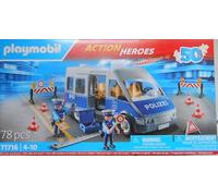 PLAYMOBIL 71716 Edeka, Action Heroes - Autobús de policía