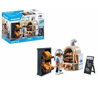 Playmobil 72019 La Panadería Carrefour - Set exclusivo Carrefour - Universo Supermercado Miniatura con Horno de Pan, Viennoiserie y Accesorios - 26 Piezas - A partir de 5 años