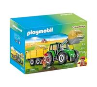 Playmobil 9317 Tractor Agrícola Del País Con Remolque Heno Bultos Set