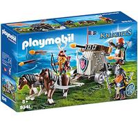 PLAYMOBIL 9341 Carruaje de Caballos con Ballesta Enanos, A Partir de 5 años