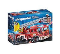 PLAYMOBIL 9463 - City Action - Camion de pompiers avec echelle pivotante - Nouveaute 2019, Black