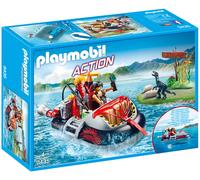 Playmobil Acción Aerodeslizador Y Motor Sumergible 9435 Velociraptor