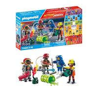 PLAYMOBIL Action Heroes 71468 My Figures: Bomberos, con Figuras Personalizadas y Accesorios Desmontables, Juegos de rol imaginativos y Divertidos, Juguetes para niños a Partir de 5 años