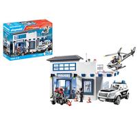 PLAYMOBIL Action Heroes 71602 Mega Set de policía, Gran Centro de Mando con helicóptero policial y Muchos Detalles emocionantes, Juguetes para niños y niñas a Partir de 4 años