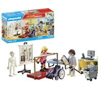 PLAYMOBIL Action Heroes 71617 Ortopedia, Tratamiento especializado de Pacientes, Hecho de más del 80% de Materiales reciclados y de Base biológica, Juguetes para niños y niñas a Partir de 4 años
