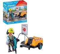 Playmobil Action Heroes 71752 Trabajador Con Martillo Neumático