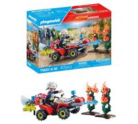 PLAYMOBIL Action Heroes Brandweerquad blust hegbrand Brandweerauto Speel