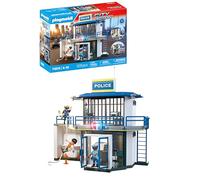 PLAYMOBIL | Action Heroes | Comisaría con Sala de investigación | Juguete policial Lleno de acción | con Muchos Detalles emocionantes | Fomenta la Creatividad | para Mayores de 4 años | 71874