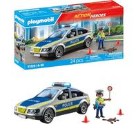 PLAYMOBIL | Action Heroes | Patrulla de Policía | Coche de Policía | Coche de Juguete | Juguete para niños y niñas a Partir de 4 años | 71729