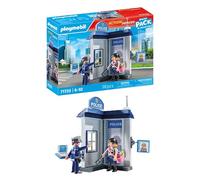PLAYMOBIL | Action Heroes | Sala de Investigación Policial | Juguete de Policía | Juguetes para niños y niñas a Partir de 4 años | 71733