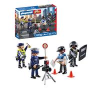PLAYMOBIL | Action Heroes | Set de Figuras de Policía | Figuras de Juguete | Figura de Policía | Juguete para niños y niñas a Partir de 4 años | 71730