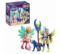 PLAYMOBIL Adventures of Ayuma 71235 Crystal y Moon Fairy con Animales del Alma, Juguete para niños a Partir de 7 años