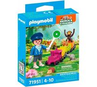 PLAYMOBIL Animales & Amigos Pequeño Viaje en Locomotora