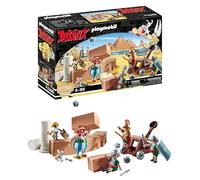 PLAYMOBIL Asterix 71268 Numerobis y la Batalla de Palacio, catapulta de Trabajo de los Romanos, Juguete para niños a Partir de 5 años