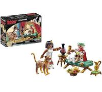 PLAYMOBIL Asterix 71270 César y Cleopatra, César y Cleopatra con Leopardo, Juguete para niños a Partir de 5 años
