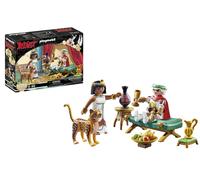 PLAYMOBIL Astérix 71270 César y Cleopatra con leopardo