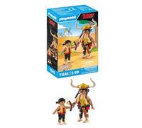 PLAYMOBIL Asterix 71545 Sopalajo de Arriérez y Torrezno y Pepe, Valiente dúo del Universo de Astérix, Incluyendo Espada y tirachinas, Juguetes para niños a Partir de 5 años