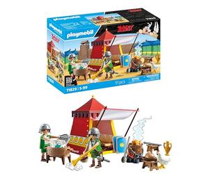 PLAYMOBIL | Asterix | Tienda de legionario | Set de Juego de Astérix | Astérix y Obélix | Juguete de Aventura para niños y niñas a Partir de 5 años | 71829