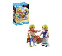 PLAYMOBIL- Astérix: Tragicómix y Falbalá Juguete, Multicolor (71544)