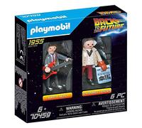 PLAYMOBIL Back to The Future 70459 Marty Mcfly y Dr, Emmett Brown, A Partir de 6 Años