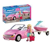 PLAYMOBIL | Barbie Cabrio | Descapotable con Remolque y Moto acuática