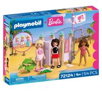 PLAYMOBIL Barbie strandmode, kleedcabine en douche met Barbie, Teresa & Renee, s