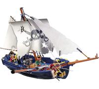 Playmobil Barco Pirata Corsario 84 Piezas Chalupa Piratas y Figuras 5810