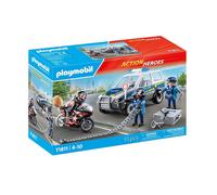 PLAYMOBIL Barricada De Policía Coche Y Moto 71811 / NIÑO Juegos Juguete NAVIDAD