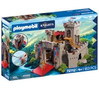 PLAYMOBIL | Knights | Gran Castillo de Caballeros de león | Castillo con Puente levadizo, cañones y trampilla | Juguete para niños a Partir de 4 años | 72112