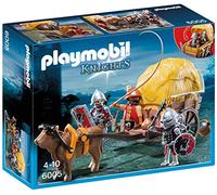 PLAYMOBIL Caballeros - Playset con Figuras del halcón con carruaje de Camuflaje (6005)