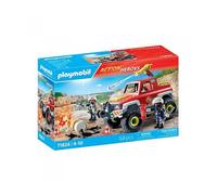 PLAYMOBIL | Action Heroes | Camión de Bomberos | Coche de Bomberos | Coche de Juguete | Juguete para niños y niñas a Partir de 4 años | 71824
