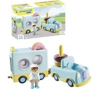 PLAYMOBIL 1.2.3 71325 Camión de Donut con función de apilado y clasificación para Que los niños pequeños descubran Las Funciones básicas, Juguete para niños a Partir de 12 Meses